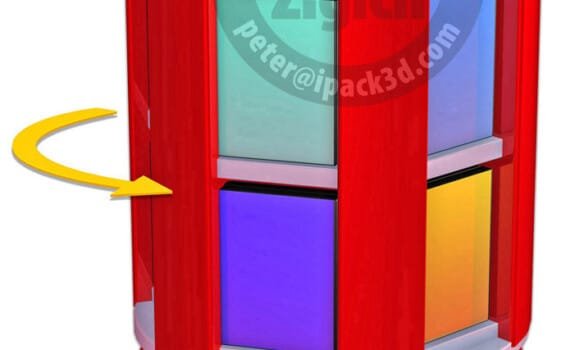 POP Displays & Merchandising Peter Zigich, Toronto, ON, Canada, creating 3D concepts, photorealistic renderings packaging, POP, display, pallet