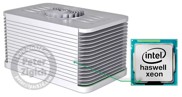 Maybe Intel can come up with super efficient Haswell Xeon CPU 2 Xenon CPUs can fit in the Heat Sink