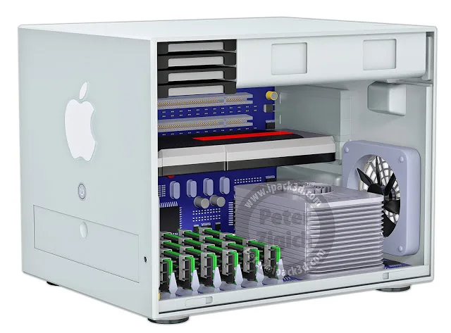 Removable side panel & Slide out Tray 4 HDD, 6 RAM slots, 3 PCI slots