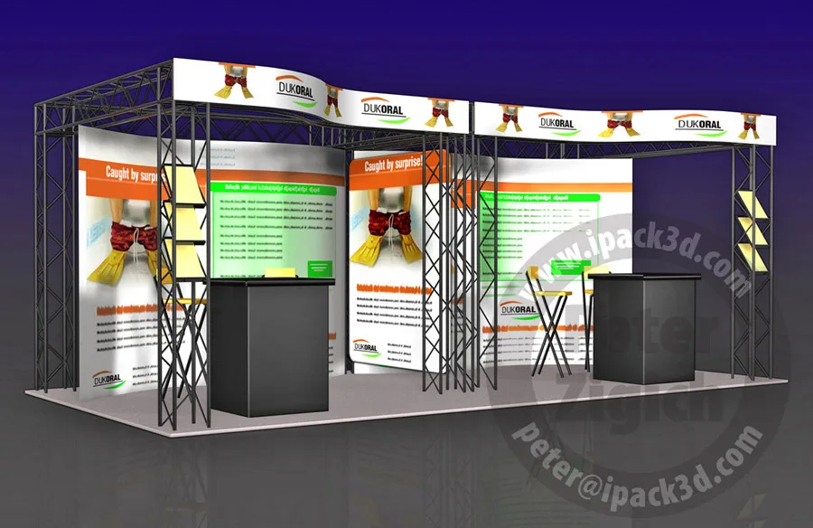 Retail & Exhibits 3d Peter Zigich, Toronto, ON, Canada, creating 3D concepts, photorealistic renderings packaging, POP, display, pallet