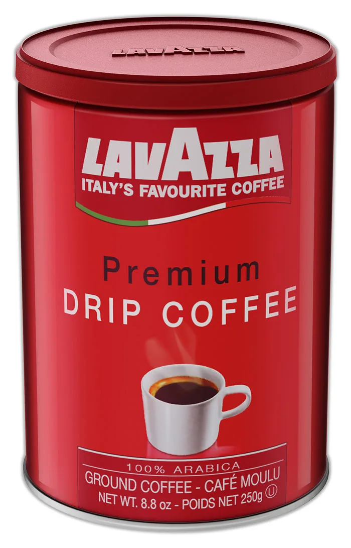 Lavazza - photorealistic products rendering 3d - metal cans, 1 kg bags point-of-purchase visual 3d display. Ideas and concepts. Peter Zigich, Toronto. 3d