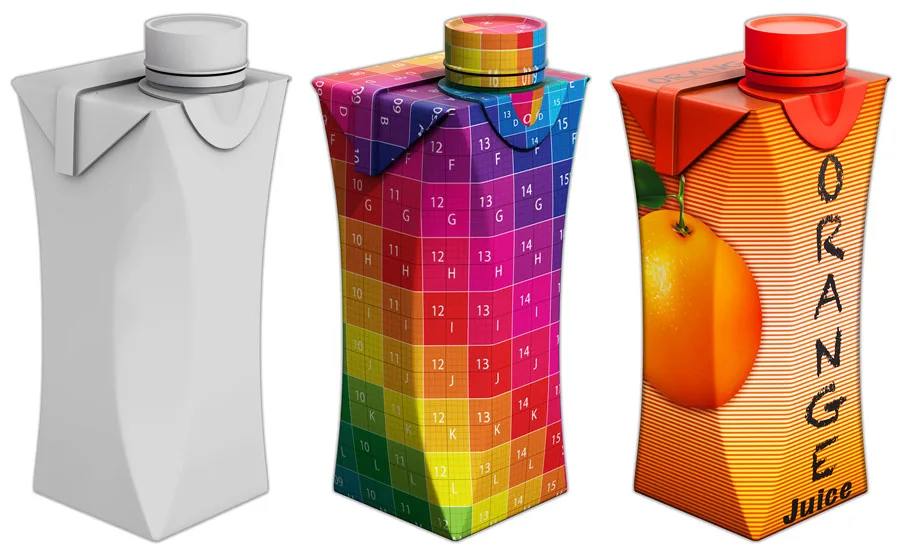 Tetra-Prisma-Aseptic-Square-Orange-juice-final environmentally sustainable packaging 3d models Peter Zigich