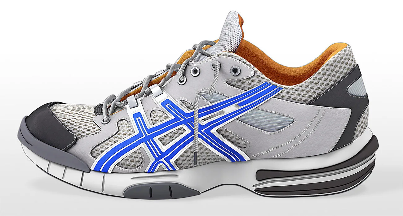 Hiking shoes 3D - creating photo realistic model of hiking shoes. HDR lights, render passes, Peter Zigich, Toronto.