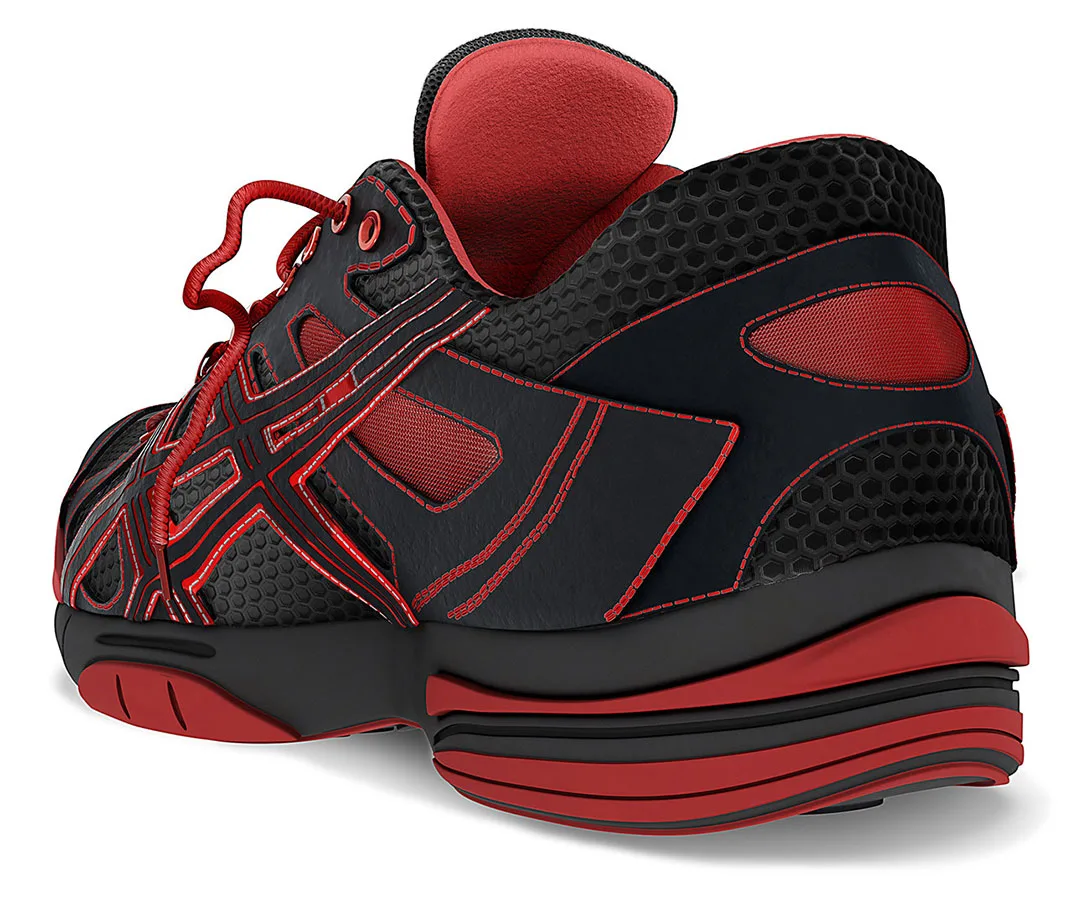 Hiking shoes 3D - creating photo realistic model of hiking shoes. HDR lights, render passes, Peter Zigich, Toronto.