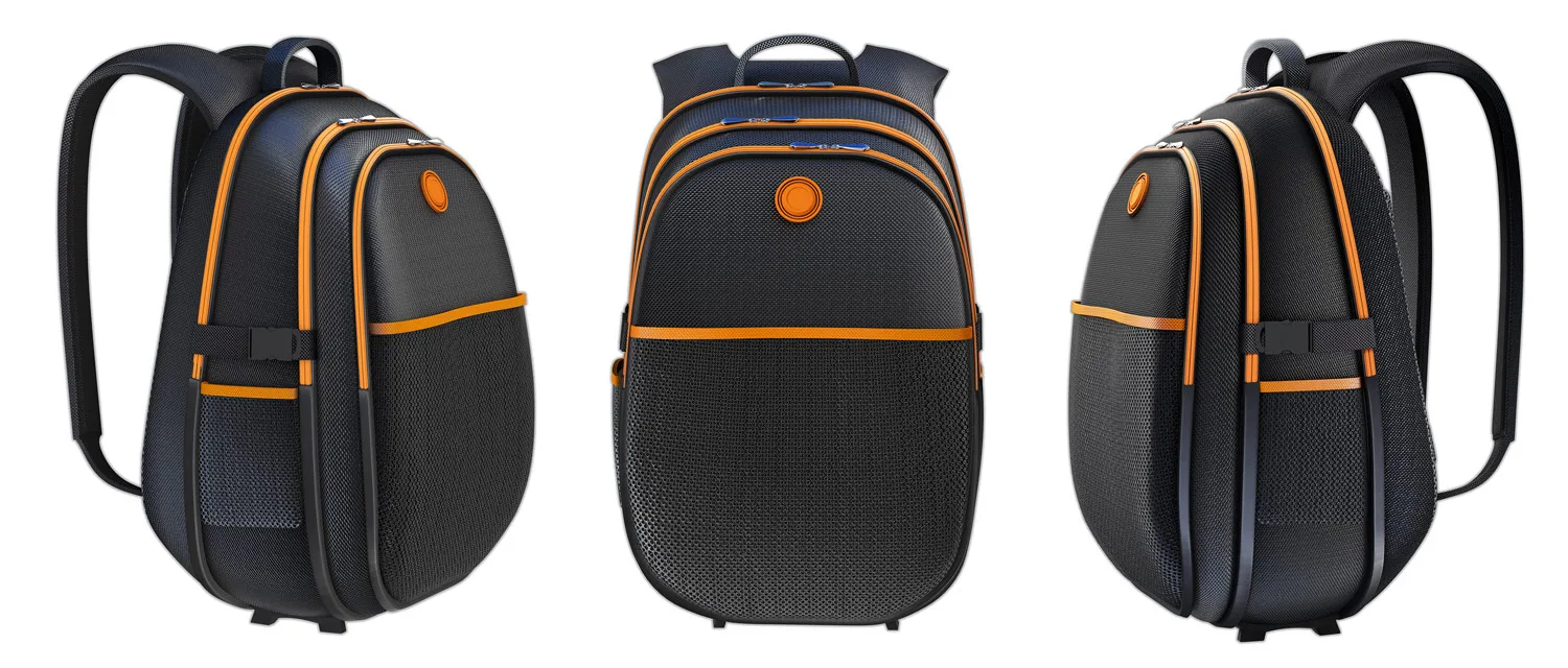 Backpack 3D - creating photo realistic model of a Backpack. HDR lights, render passes, Peter Zigich, Toronto.